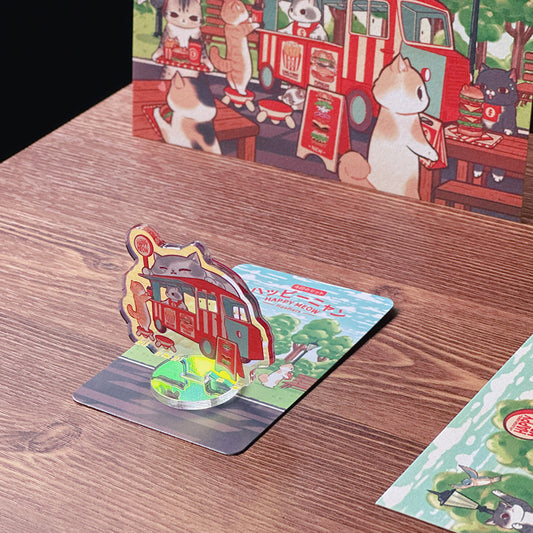 Happy Meow Food Truck - Acrylic Stand