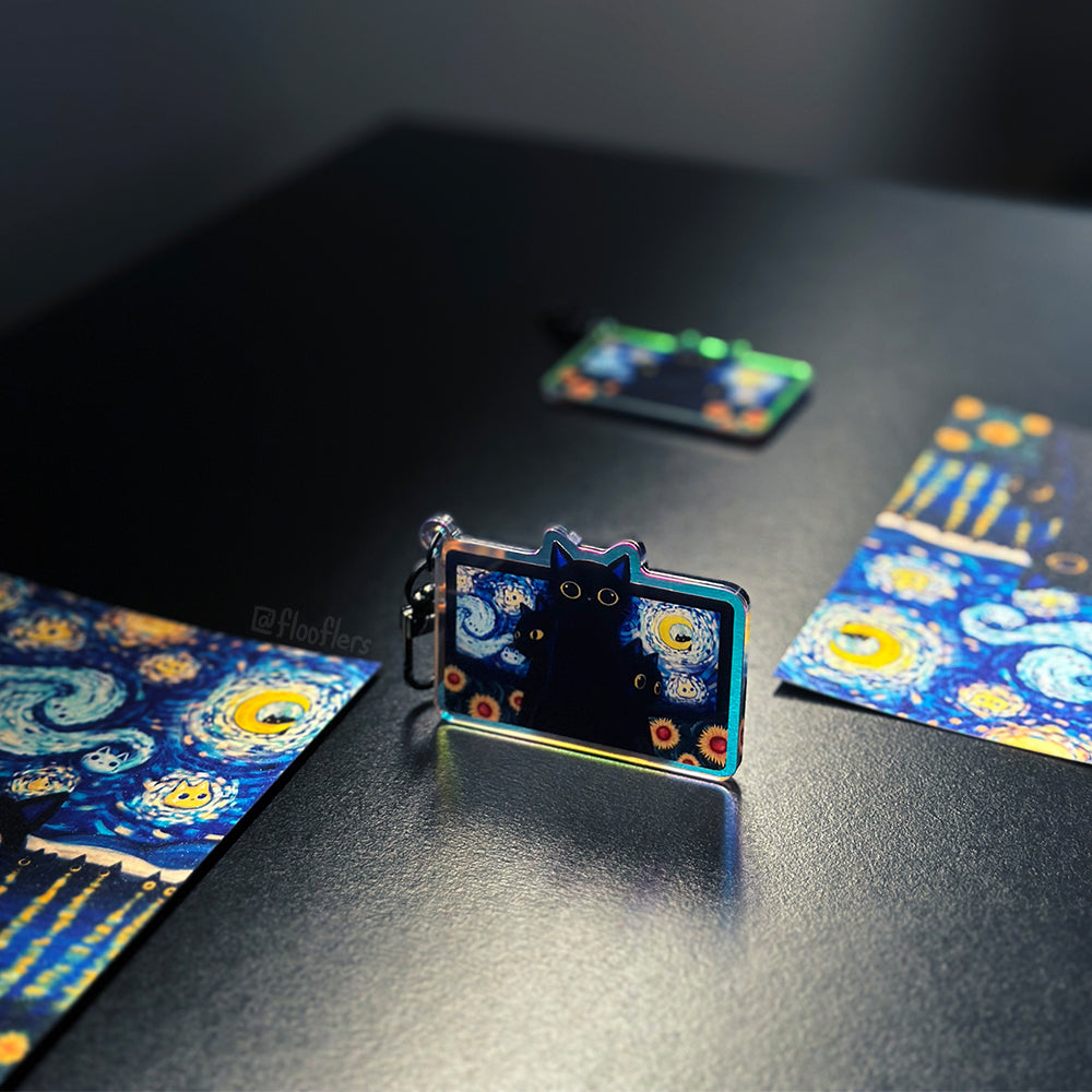 Starry Meows - Acrylic Clasp