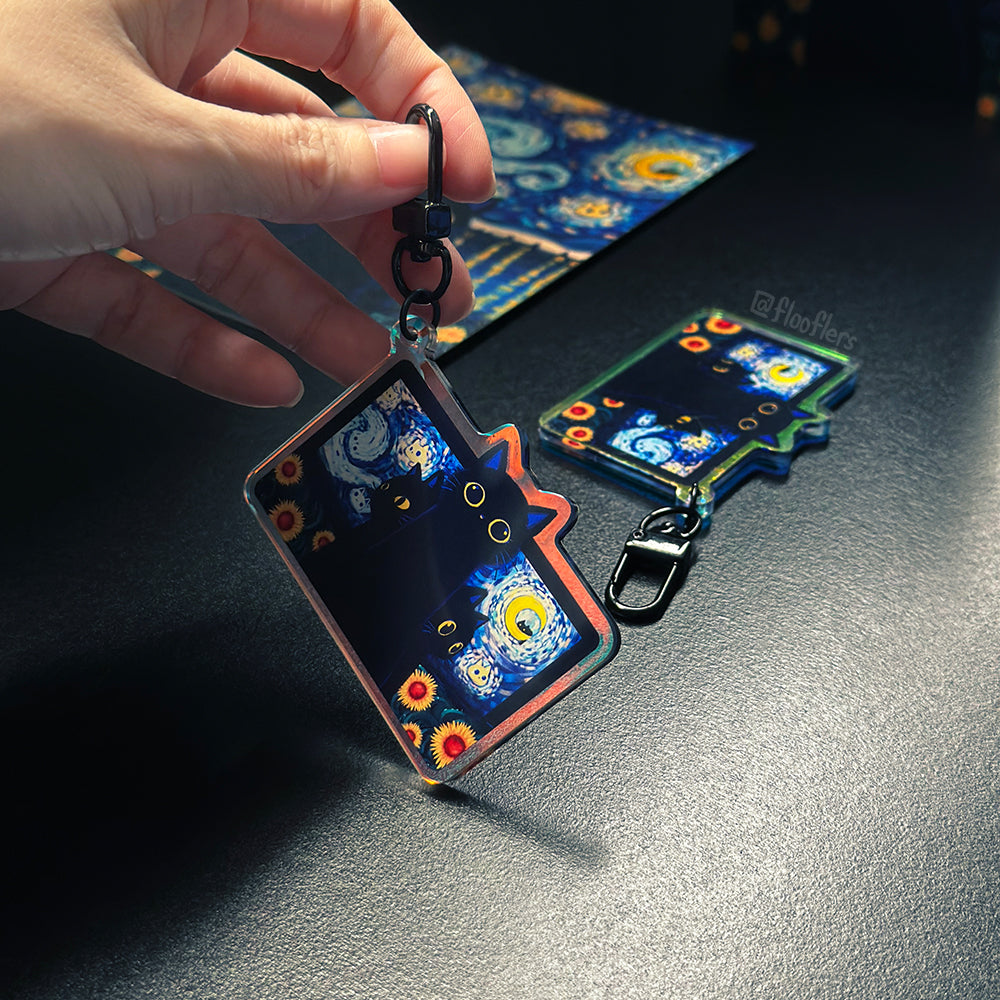 Starry Meows - Acrylic Clasp