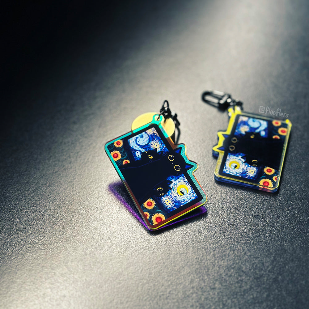 Starry Meows - Acrylic Clasp