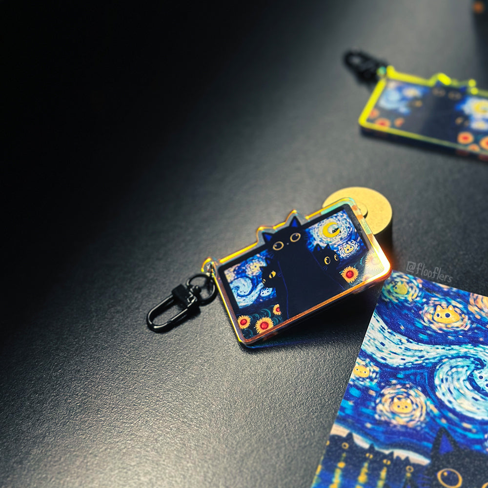 Starry Meows - Acrylic Clasp