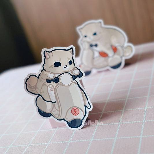 Bike Meow - Die-cut Sticker