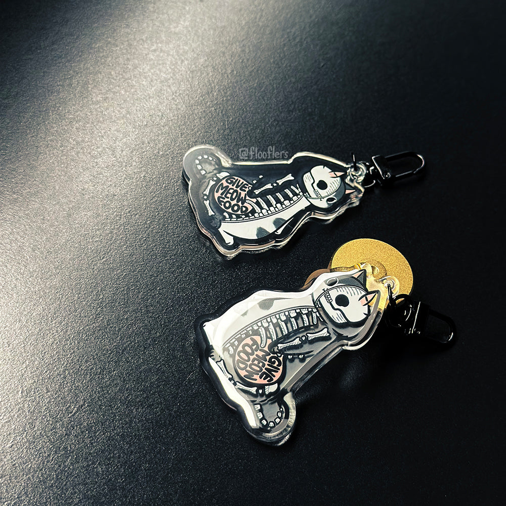 Give Meow Food II - Acrylic Clasp