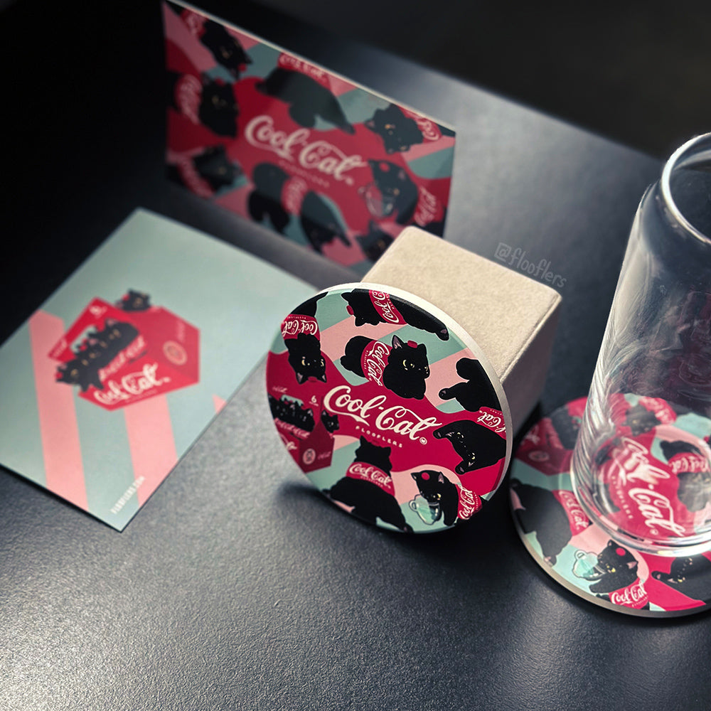 Cool Cat - Coaster