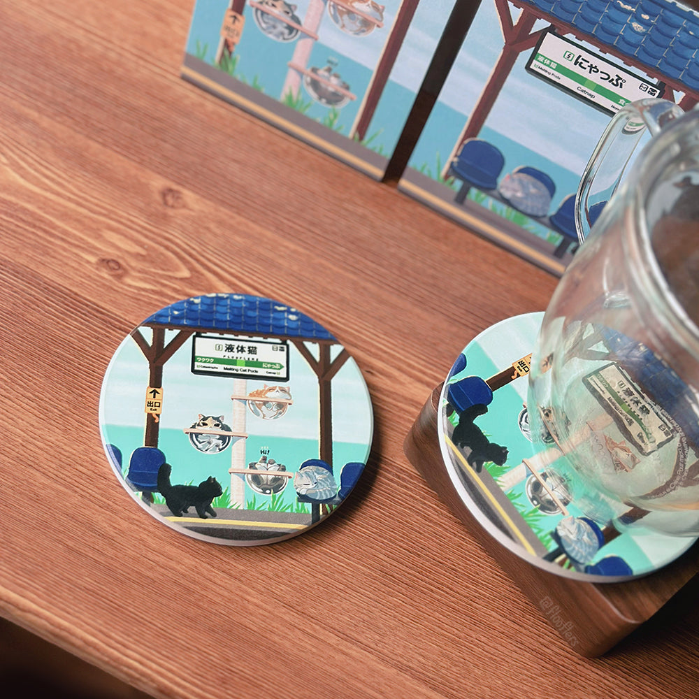 Cat Stations - Coaster