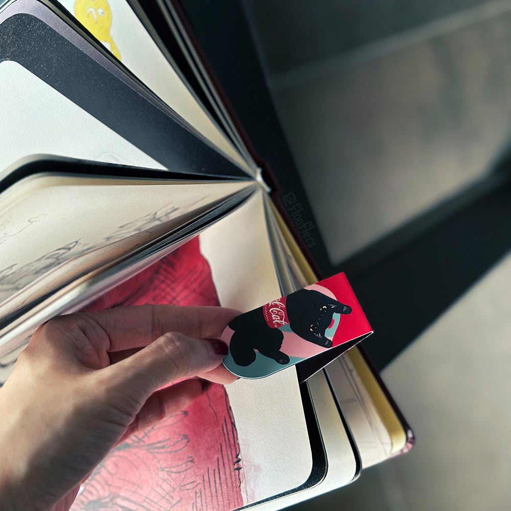 Cool Cat - Magnetic Bookmark