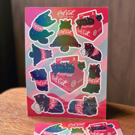 Cool Cat - Sticker Sheet