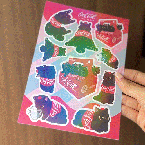 Cool Cat - Sticker Sheet