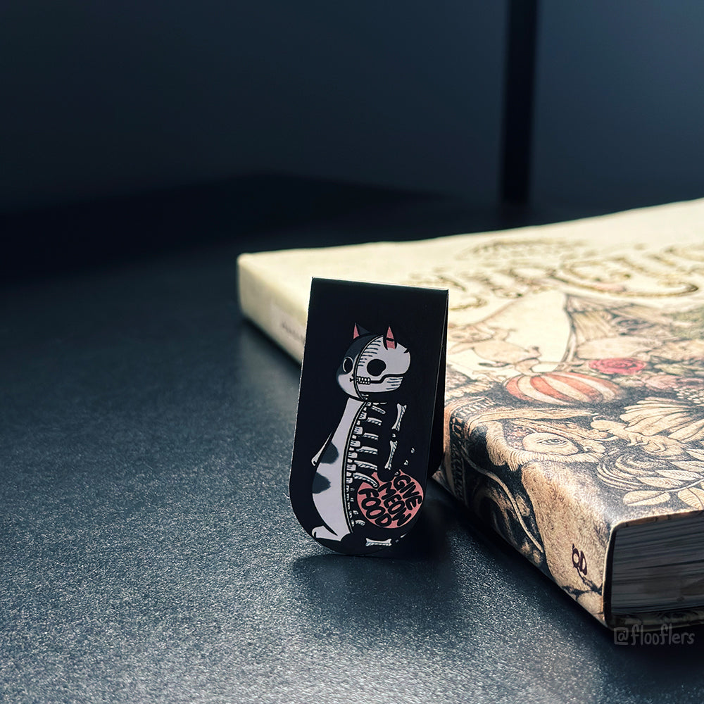 Ghostly Meows - Magnetic Bookmark
