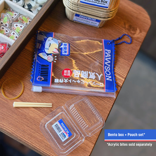 Konbini Shopping - Pawson Bento Box & Pouch Set