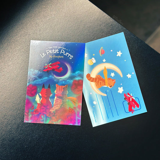 Le Petit Purrs - The Rose Garden - Print