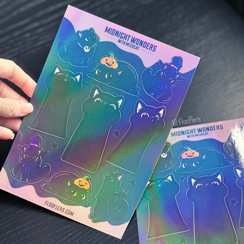 Midnight Wonders with MeerCat - Sticker Sheet