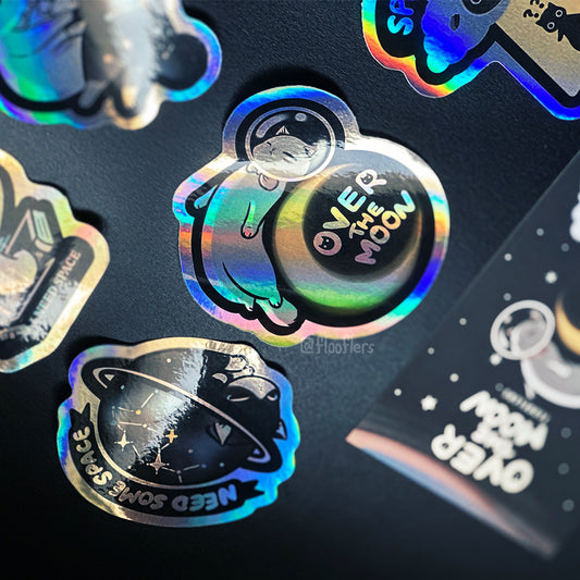 Over the Moon - Die-cut Sticker Set