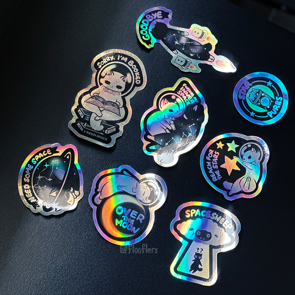 Over the Moon - Die-cut Sticker Set