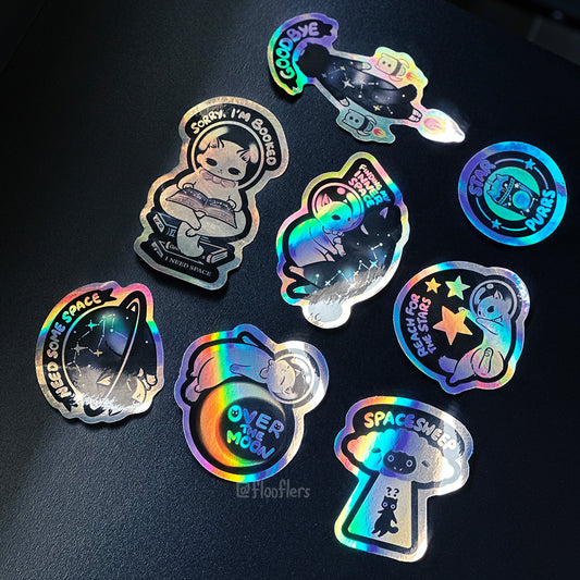 Over the Moon - Die-cut Sticker Set