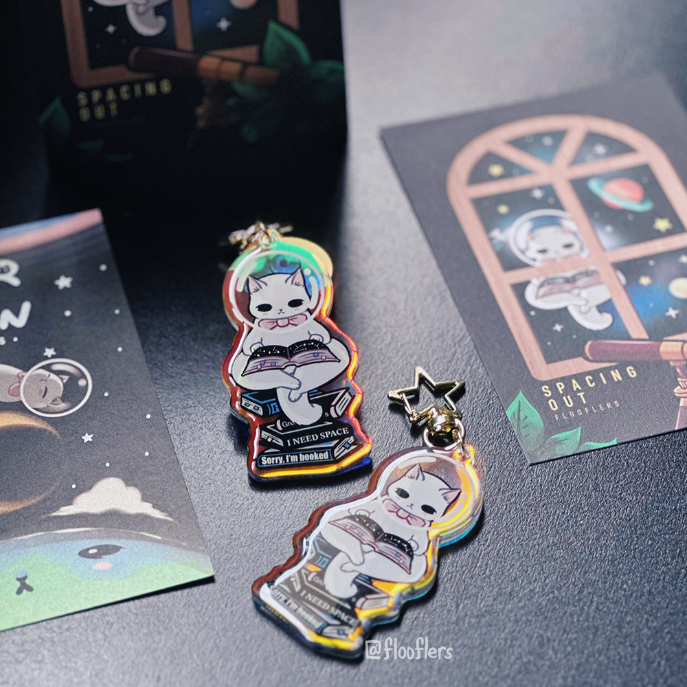 Sorry I'm Booked - Acrylic Keychain