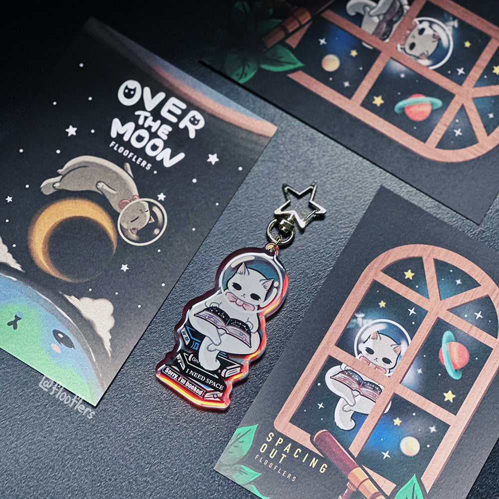 Sorry I'm Booked - Acrylic Keychain