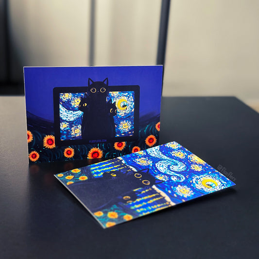 Starry Meows - Print