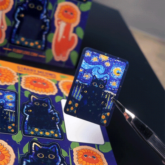 Starry Meows - Sticker Sheet