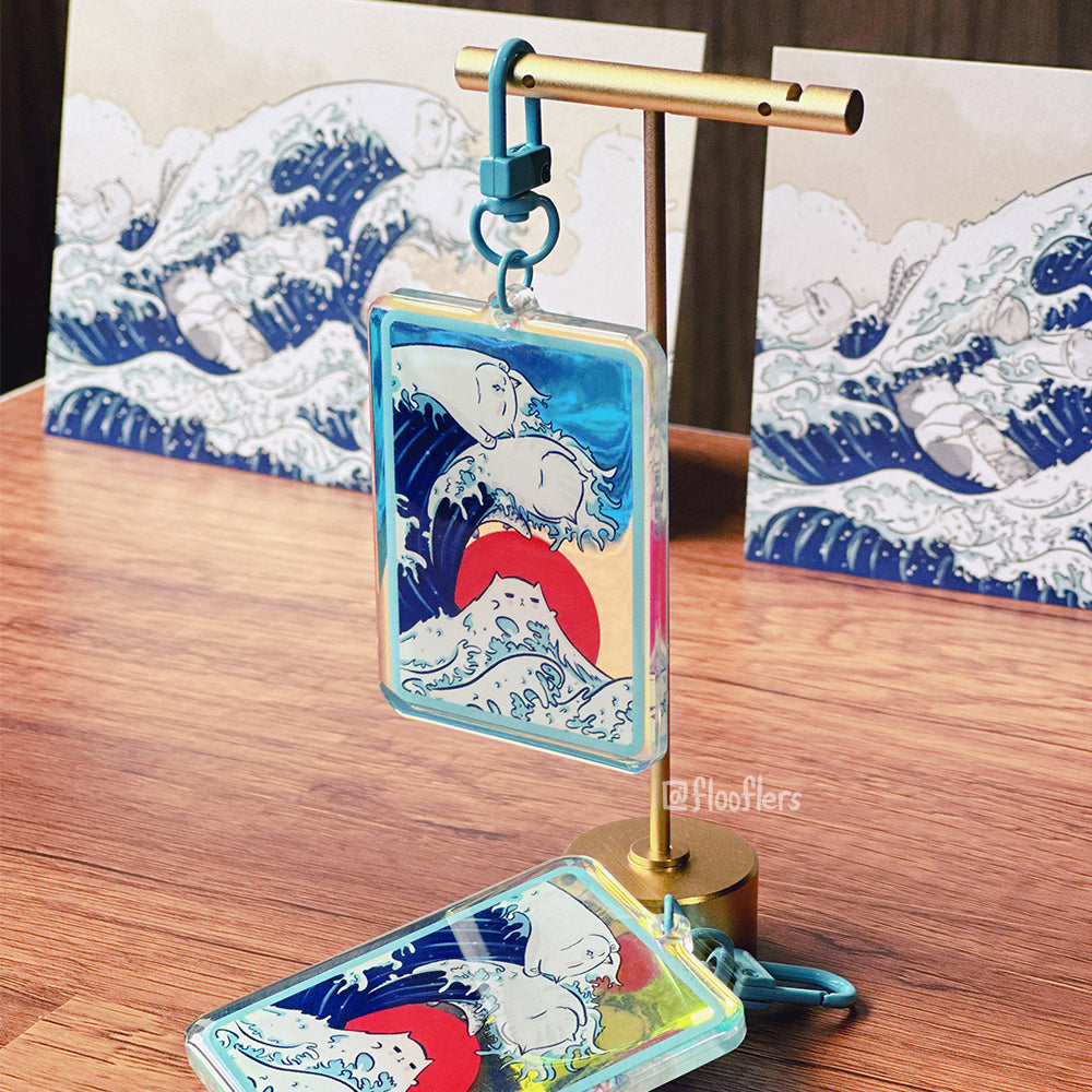 Catagawa Wave Frame - Acrylic Clasp
