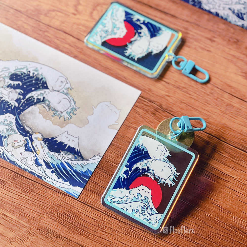 Catagawa Wave Frame - Acrylic Clasp