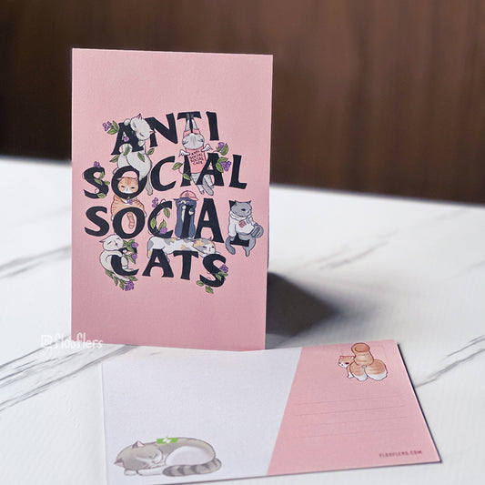 Anti Social Cats - Print