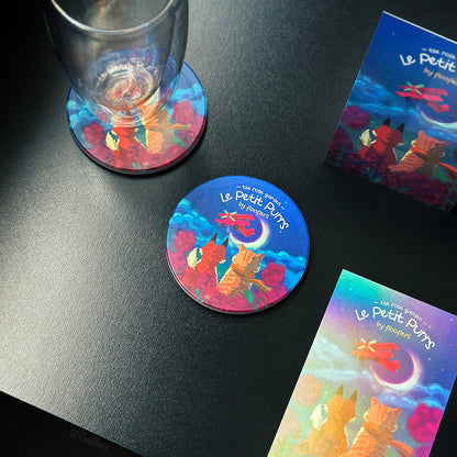 Le Petit Purrs - The Rose Garden - Coaster