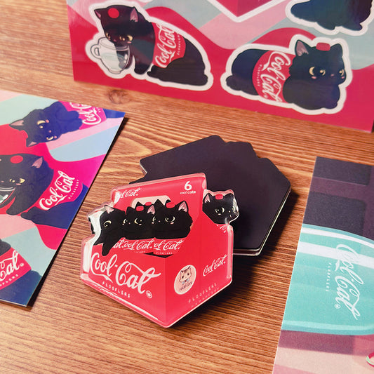 Cool Cat - Acrylic Magnet
