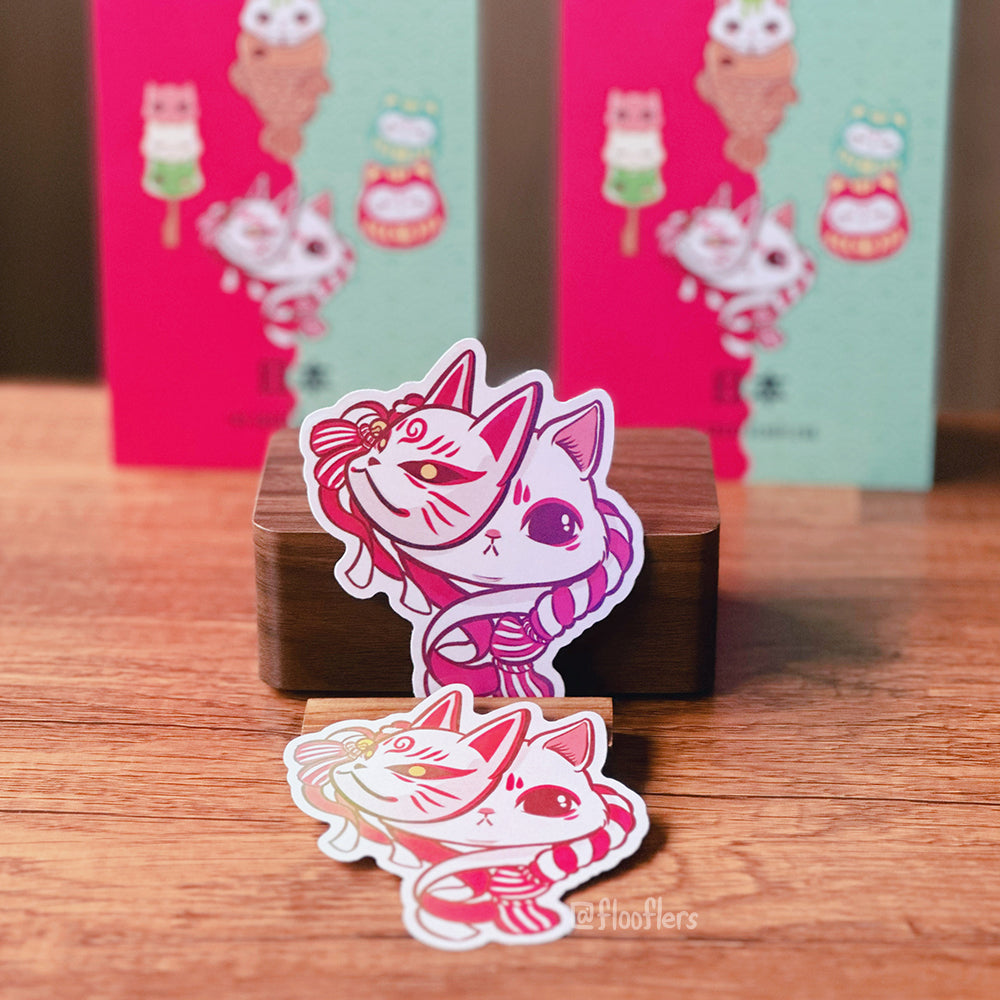 Kitsune - Die-cut Sticker