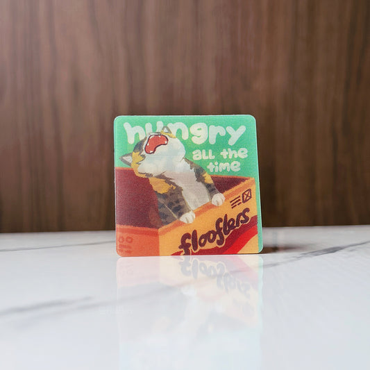 All Day Hungry - Lenticular Sticker