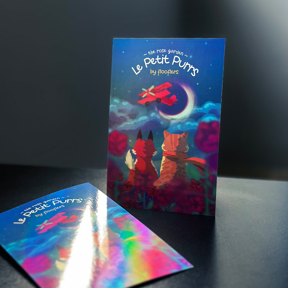 Le Petit Purrs - The Rose Garden - Print