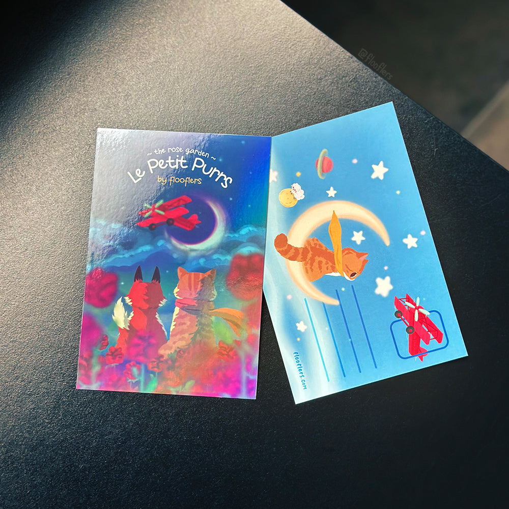 Le Petit Purrs - The Rose Garden - Print