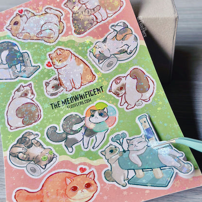 The Meownificent - Sticker Sheet