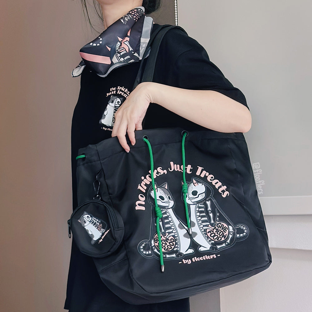 No Tricks, Just Treats - Nylon Bag