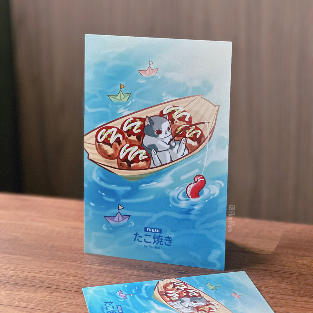 Tako Catfishing - A5 / Postcard Sizes