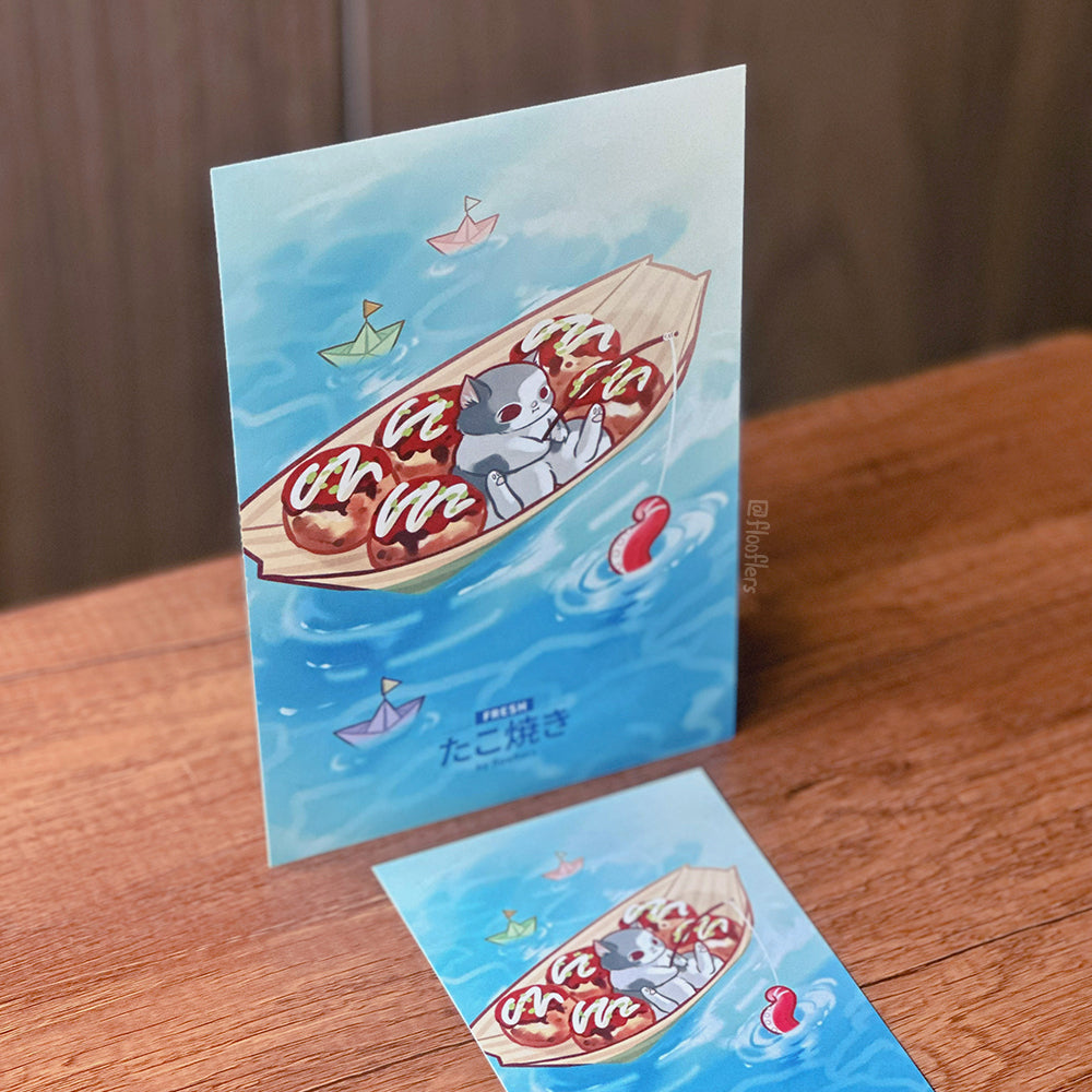 Tako Catfishing - A5 / Postcard Sizes