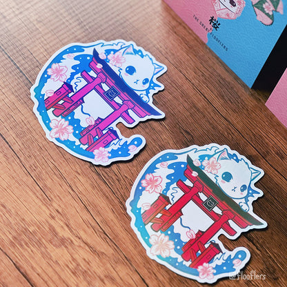 Torii of Itsukushima - Die-cut Sticker