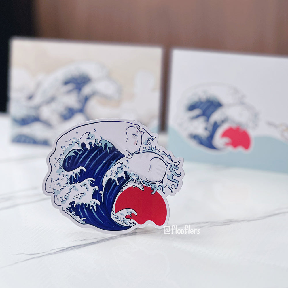 Catagawa Wave - Die-cut Sticker