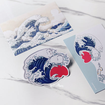 Catagawa Wave - Die-cut Sticker