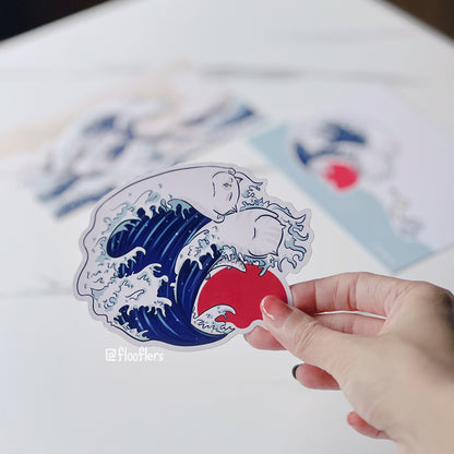 Catagawa Wave - Die-cut Sticker