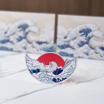 Catagawa Wave II - Die-cut Sticker