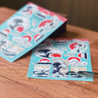 Catagawa Wave II - Vinyl Sticker Sheet