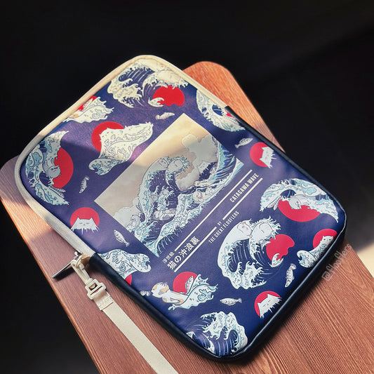 Catagawa Wave - Zipper Pouch