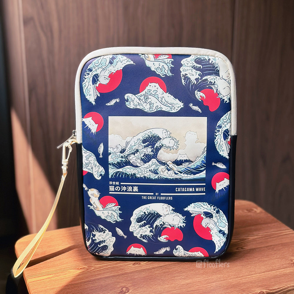 Catagawa Wave - Zipper Pouch