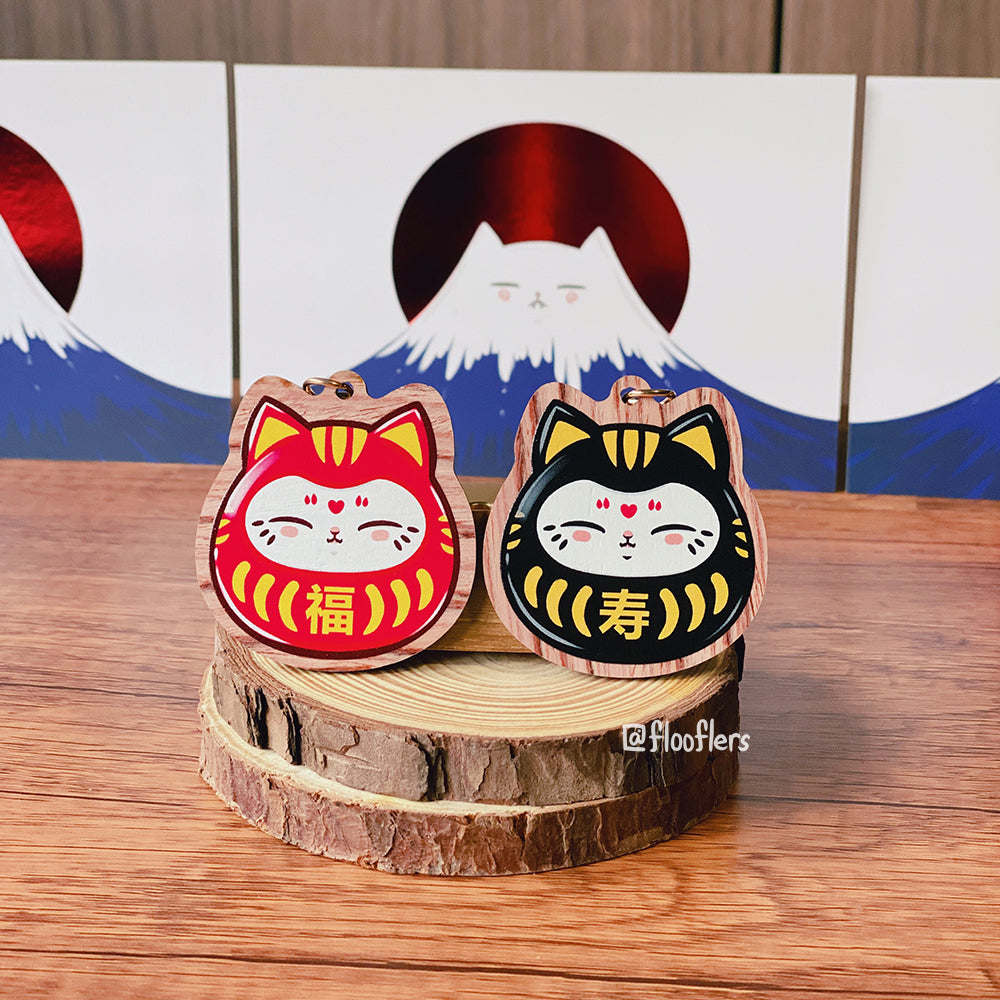 Daruma - Wooden Clasp