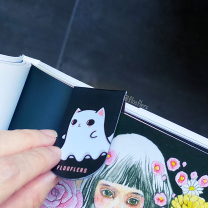 Ghostly Meows - Magnetic Bookmark