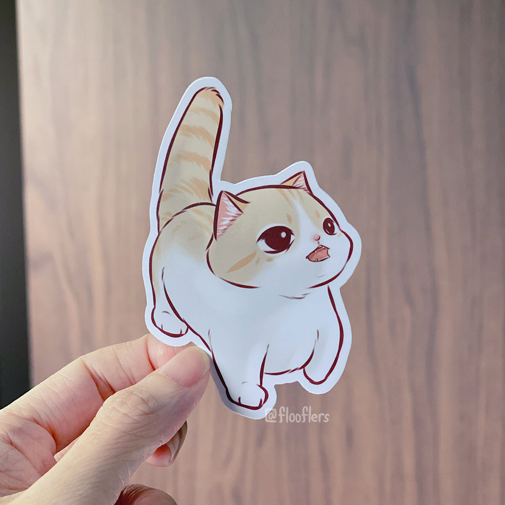 Attention Purrease II - Die-cut Sticker