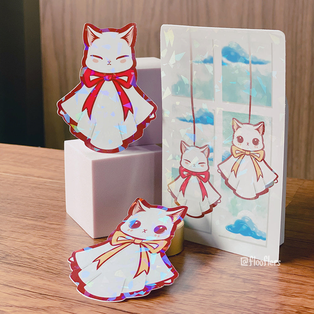 Teru Teru Bozu - Die-cut Sticker Set