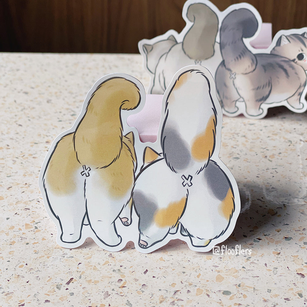 Floofy Toosh I - Die-cut Sticker