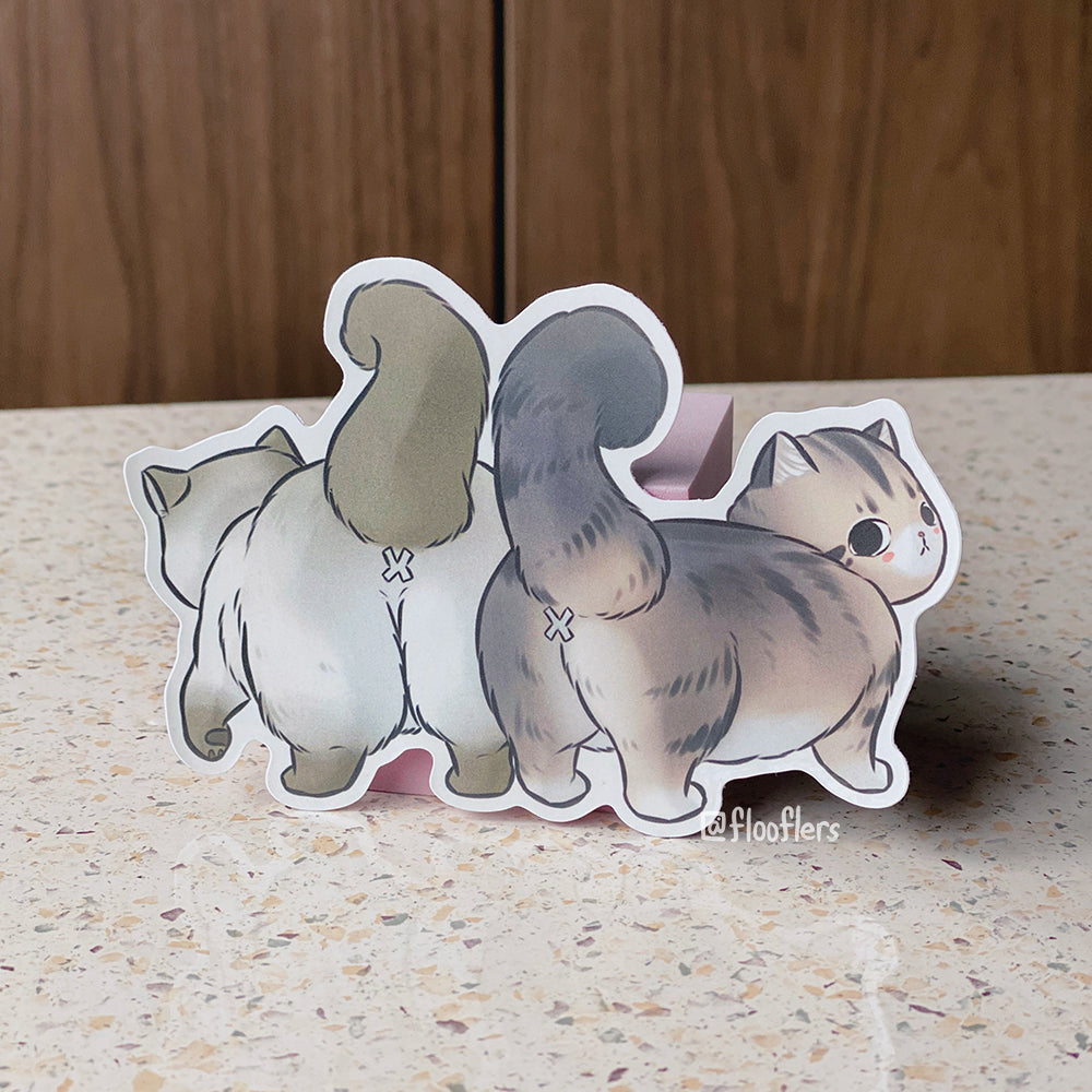 Floofy Toosh II - Die-cut Sticker